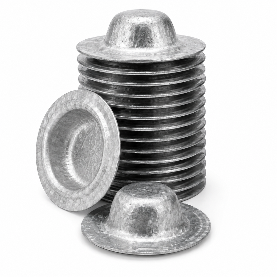 Capuchones galvanizados para chapa - Pack x 100 unidades